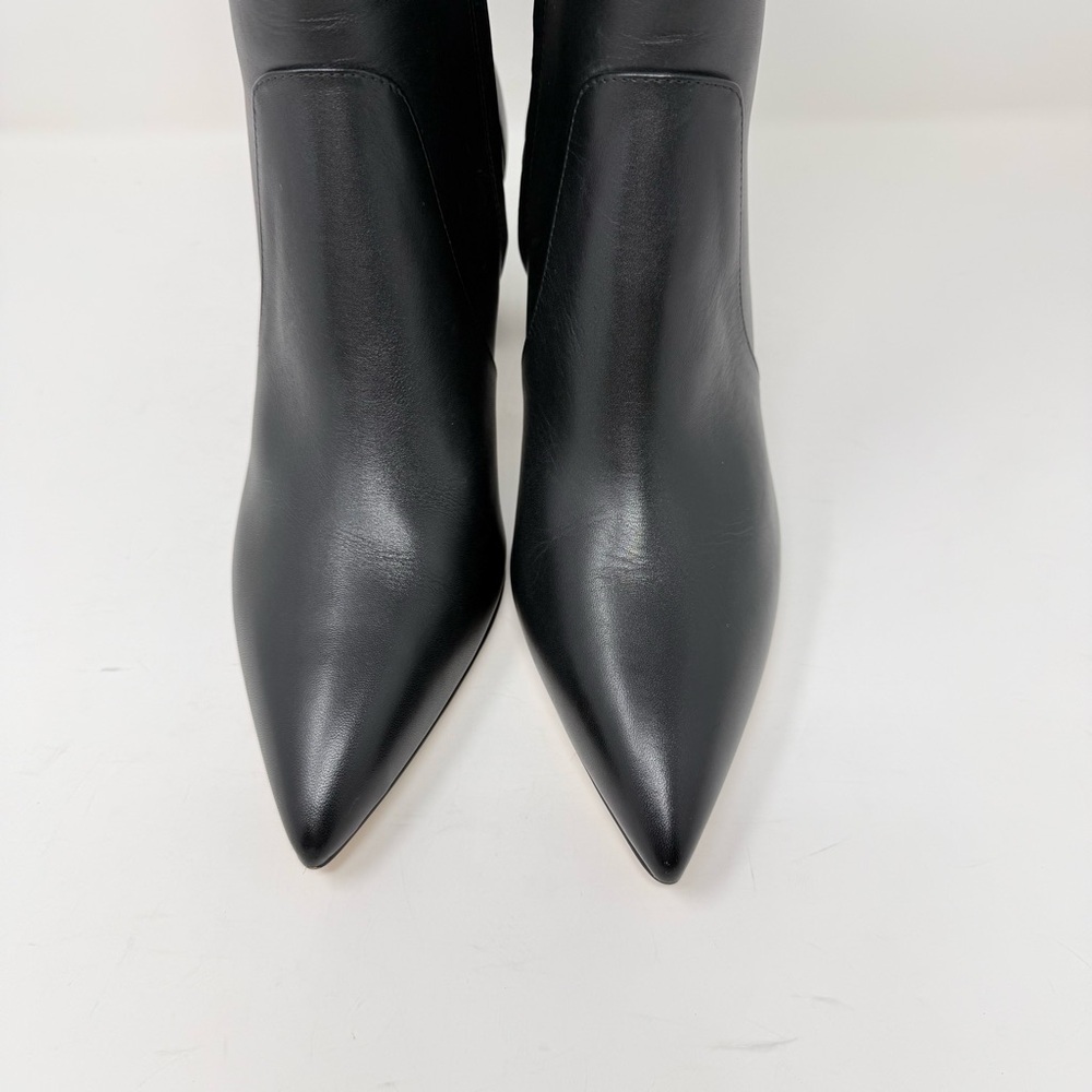 New Stuart Weitzman Renegade Ankle Bootie Black Leather Sz 8.5 - Picture 8 of 13